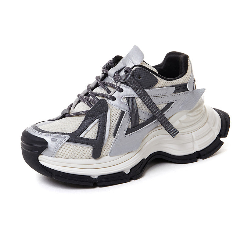 Women's & Men's European Goods Dad Heightened Springtide Cool Color Sneakers