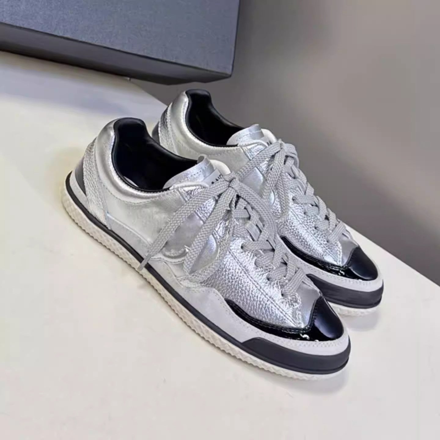 Women's Style Black White Panda Color Matching German Women's Sports Shoes