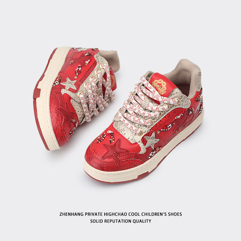 Women's & Men's National Fashion Star Spring Thick Bottom Sneakers