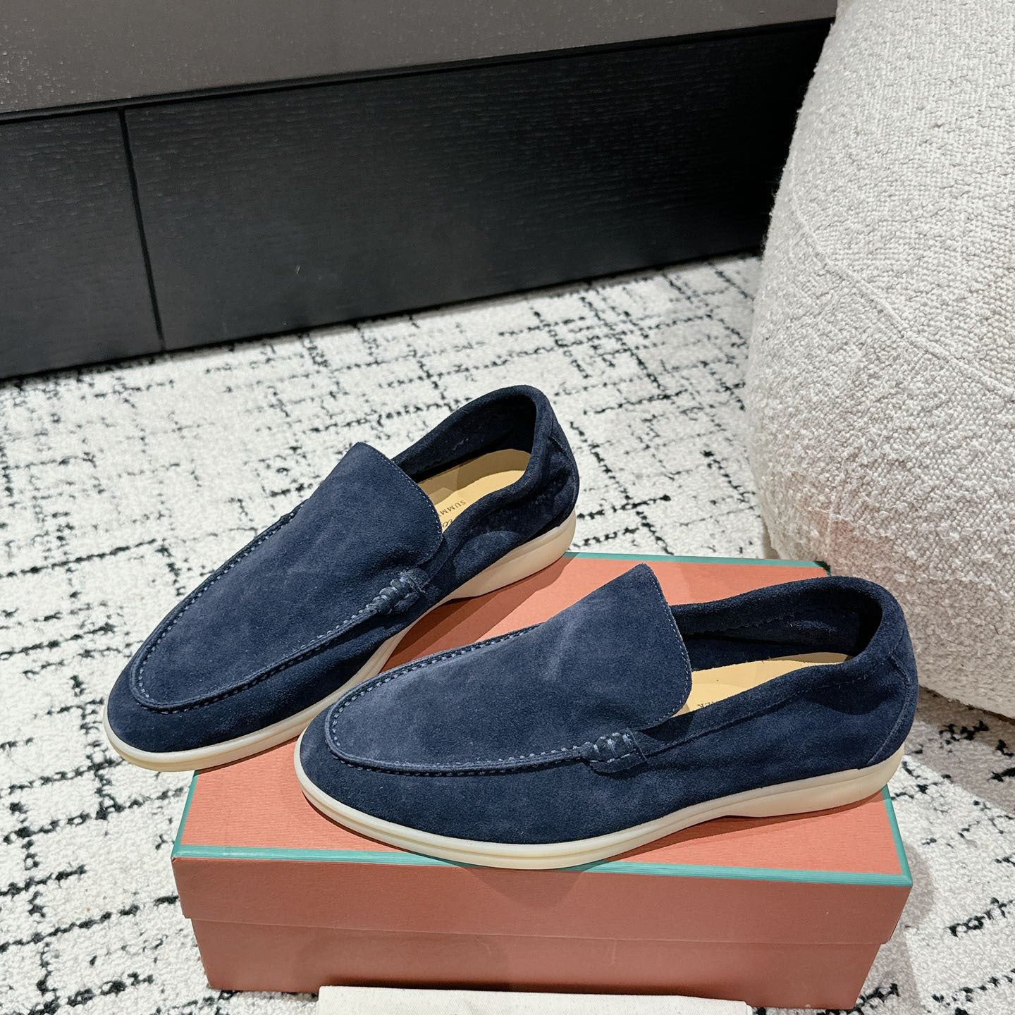 Men's Luxury Slip-on Flat Quality Genuine Loafers/doug Shoes