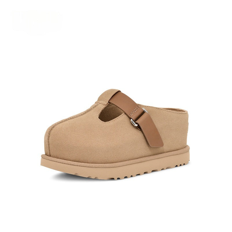 Women's Slip-on Platform Increased Toe Cap Outer Slippers