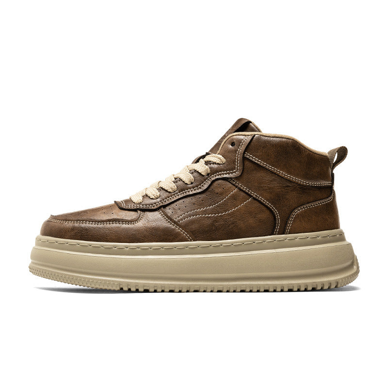 Men's Autumn Plus Size Retro Easy Matching Widened Fattened Sneakers