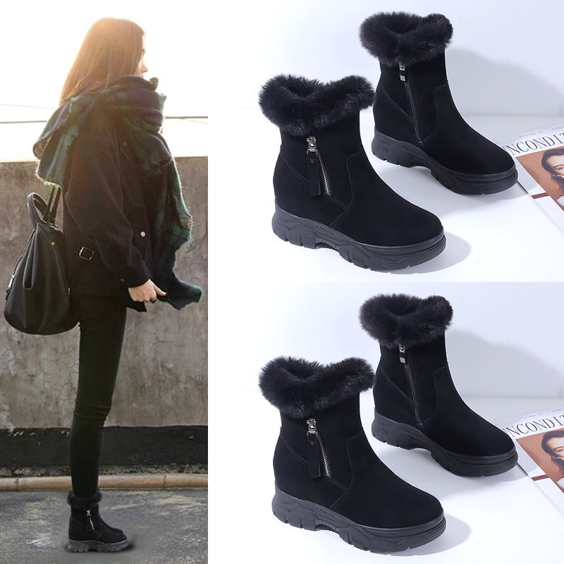 Women's Insole Fur Cotton Short Tube Veet Snow Boots