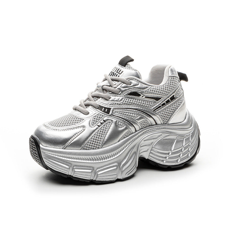 Women's Dad Height Increasing Small Spring Thick Casual Shoes