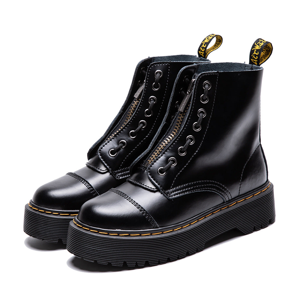 Women's & Men's Platform Martin Shooting Genuine Muffin Boots