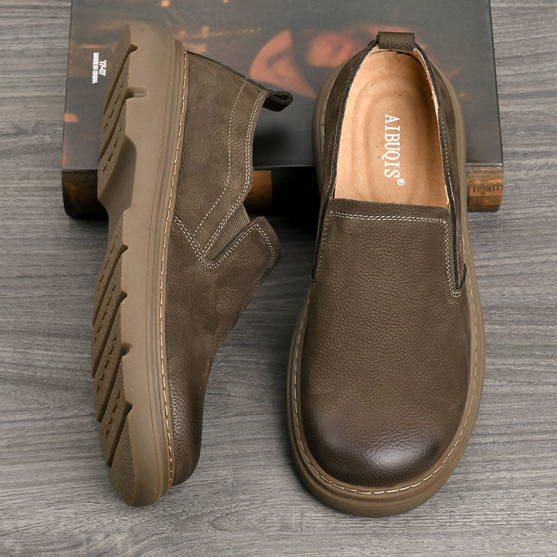 Men's Cowhide Slip-on Summer Daily Commuting Easy Men's Shoes