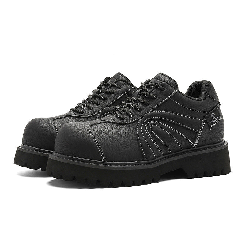 Men's Thick Bottom Heighten Trendy Big Head Men's Shoes