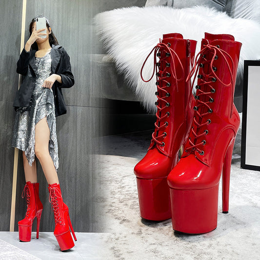 Plus Size Pole Dance Super High Boots