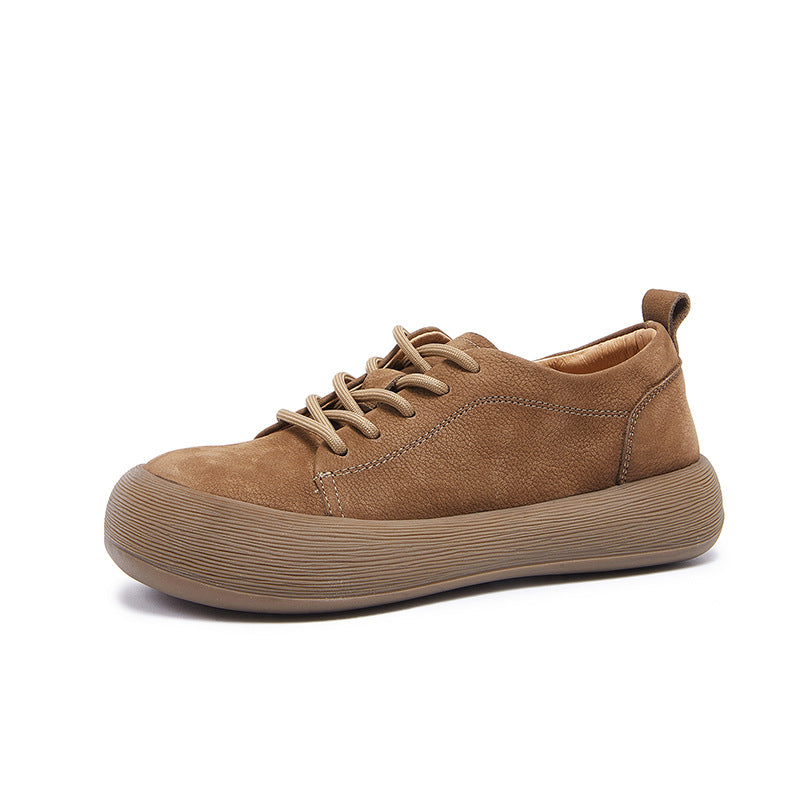 Women's Thick Bottom Soft Flat Big Head Casual Shoes