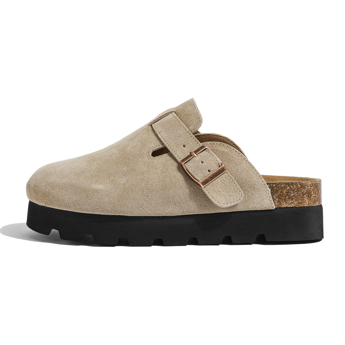 Women's Bottom Genuine Inner Height Increase Summer Slippers