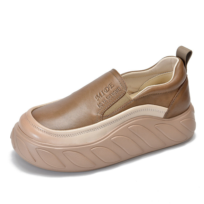 Women's Price Genuine Pumps Light Platform Lazy Casual Shoes