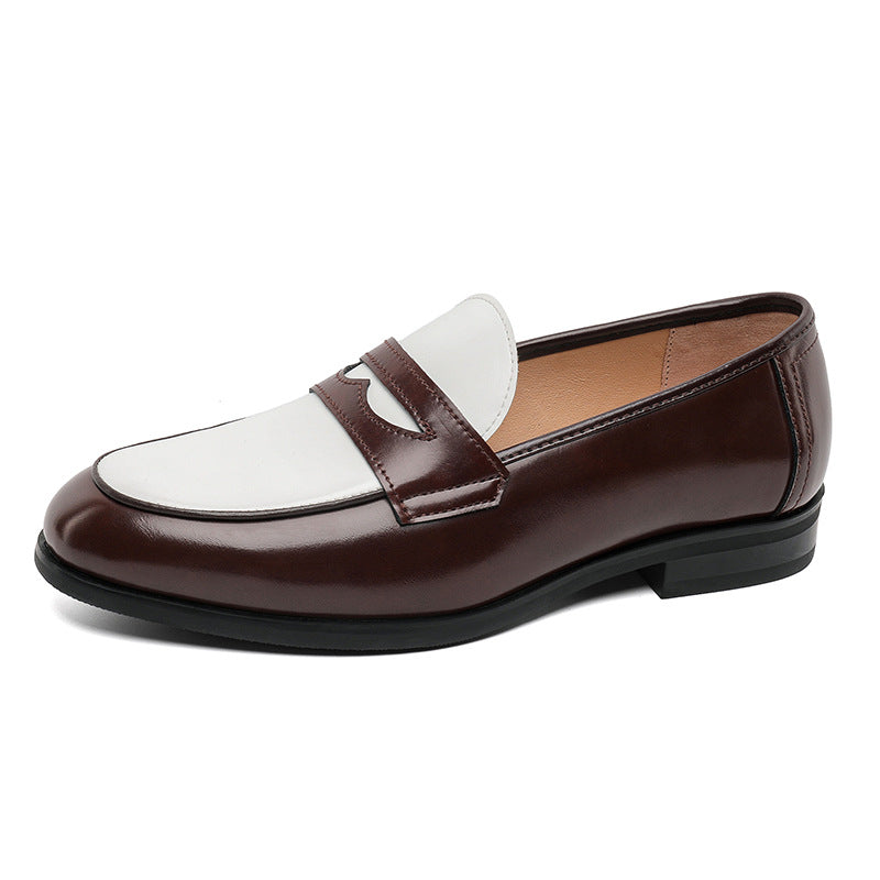 Men's Stylish Handmade British One Pedal Lazy Leather Shoes