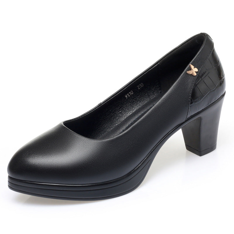 Women's Genuine Model Cheongsam Catwalk High Mother Women's Shoes