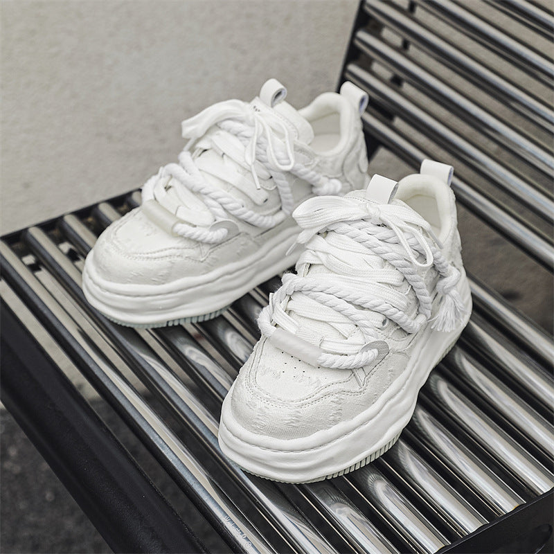 Women's & Men's Design Invisible Height Increasing Platform Dissoed For Sports Skate Men's Board Shoes