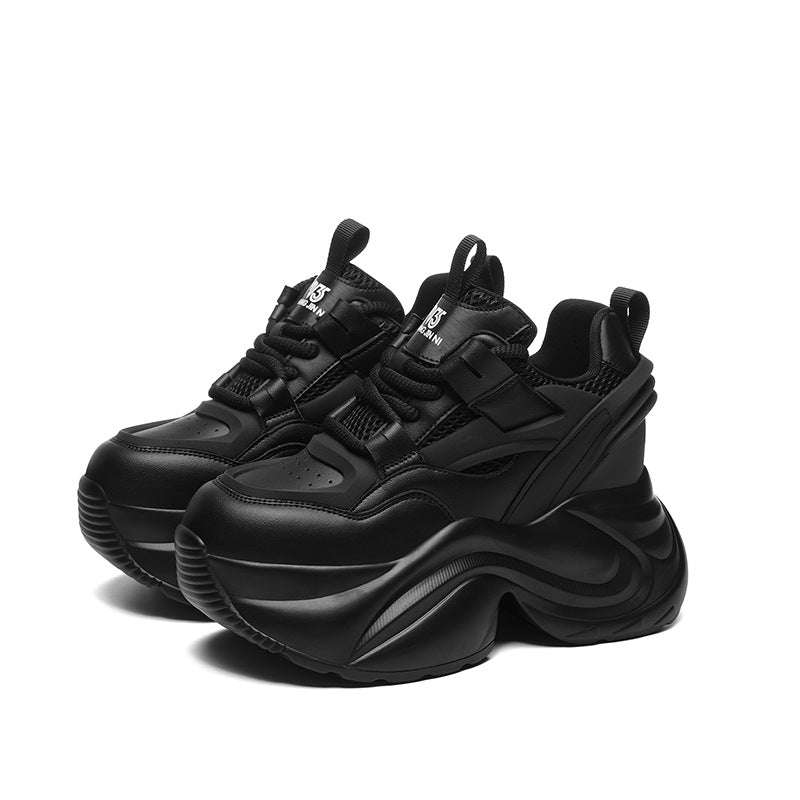 Women's Platform Dad Height Increasing Insole Portable Sneakers