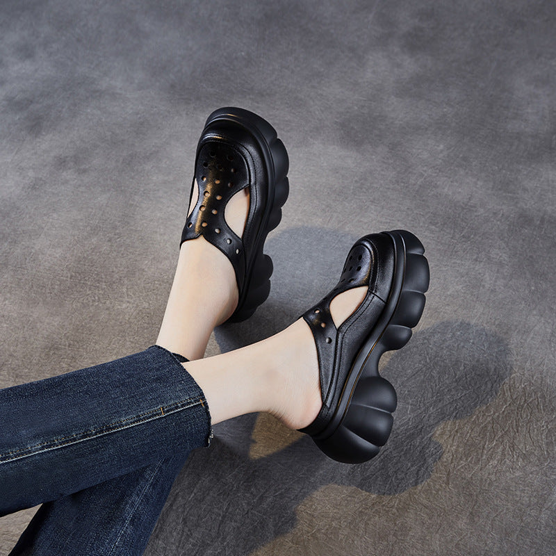 Women's For Outdoors Height Increasing Summer Closed Slippers