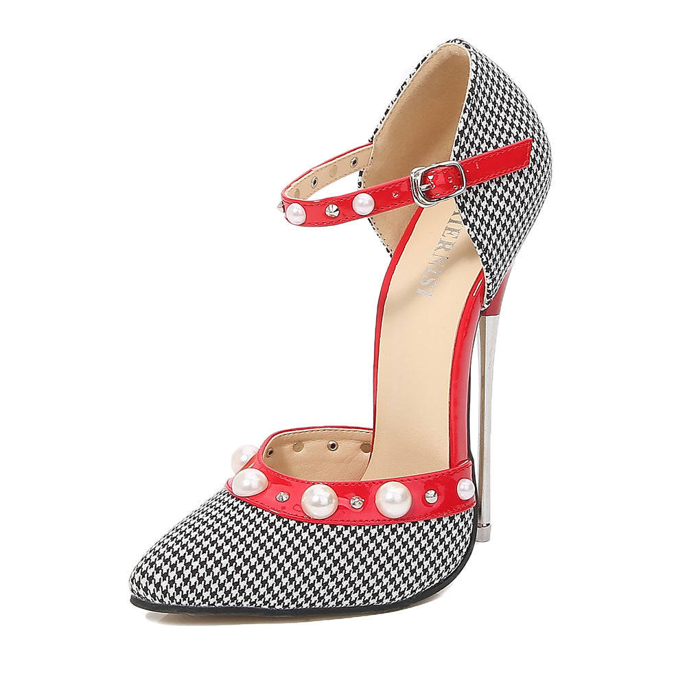 Women's Candy Color Matching Hollow Out Rome Plus Size Women's Shoes