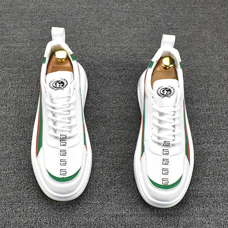 Men's Hidden Platform Stylish Breathable Korean Style Casual Shoes