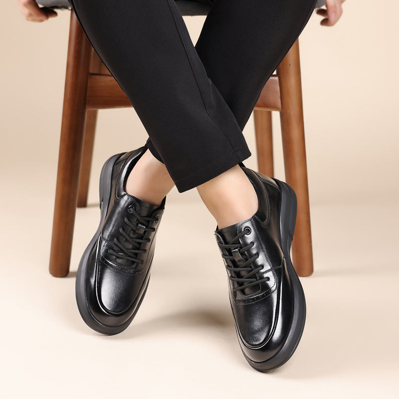 Men's Commuter Business Sports Fashionable Comfortable Breathable Leather Shoes