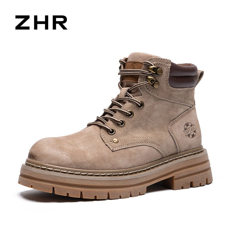 Women's Thick-soled Dr. Martens Worker Waterproof Boots