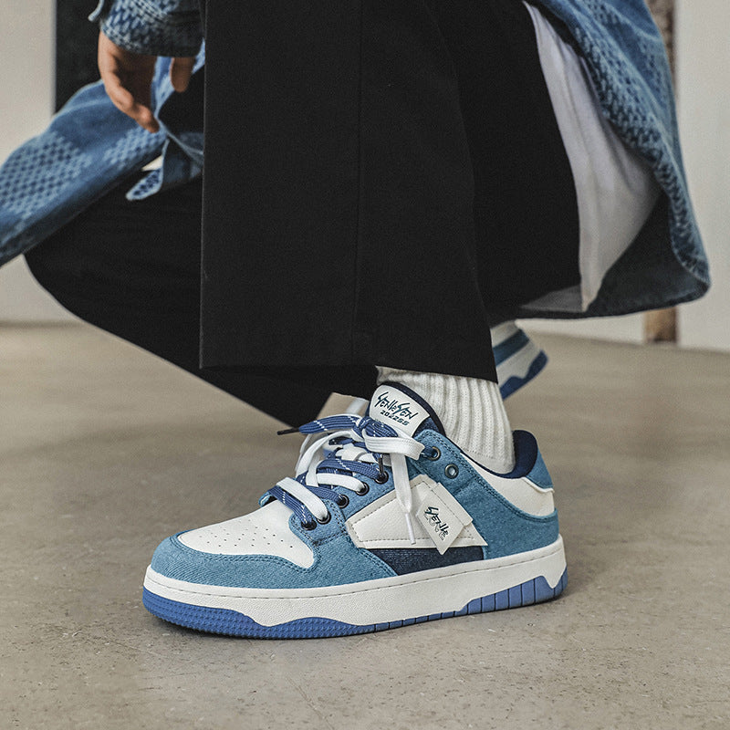 Men's Niche Elevator Wild Couple Skateboard Retro Men's Shoes