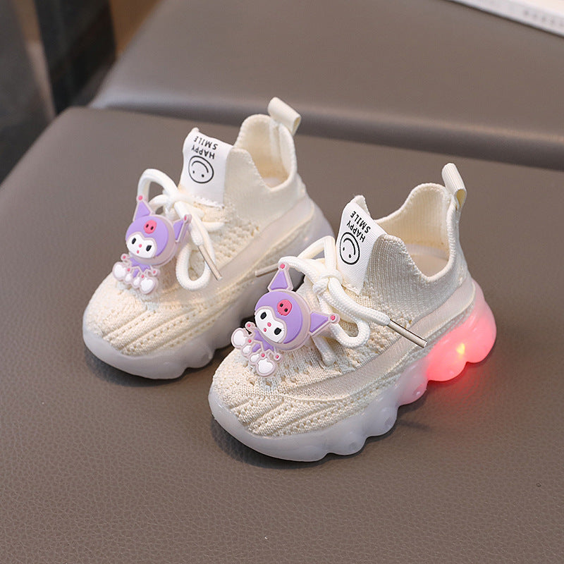 Soft Bottom Autumn Breathable Mesh Toddler Kid's Shoes