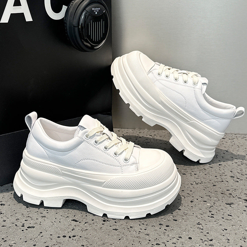 Women's Thick-soled Small Heightened Easy Wear Autumn Versatile Fashion Women's Sports Shoes