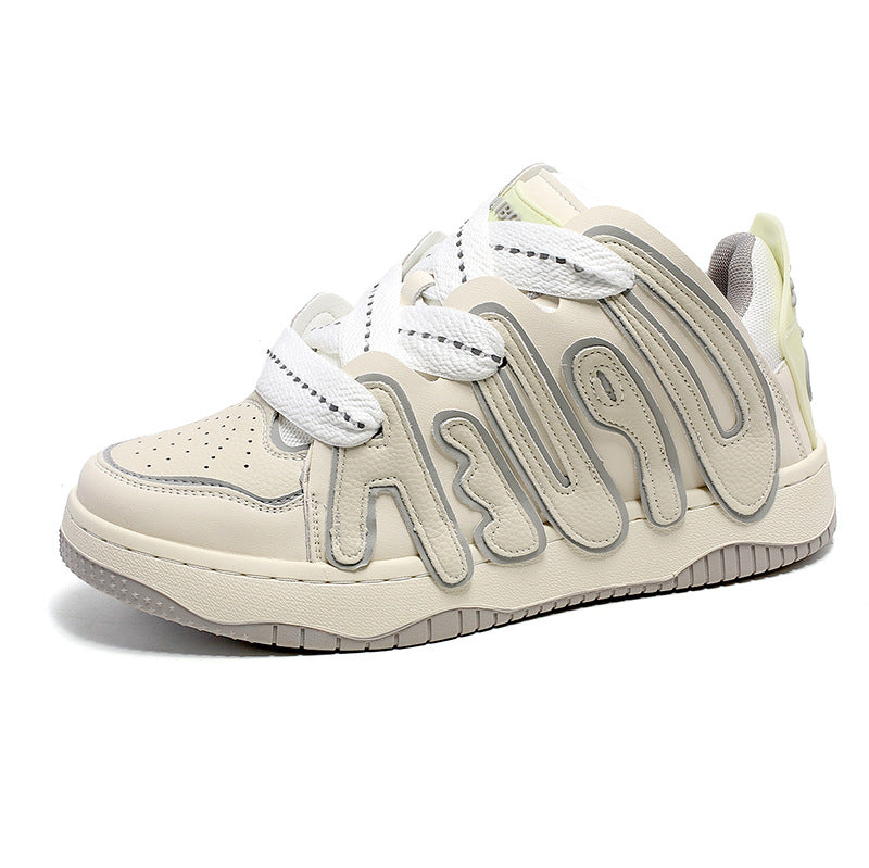 Women's & Men's Dopamine Letter Bread Niche Couple Fashion Sneakers