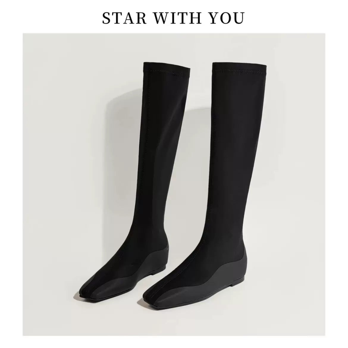 Leggings Super Slimming Two Versions Stitching Height Boots