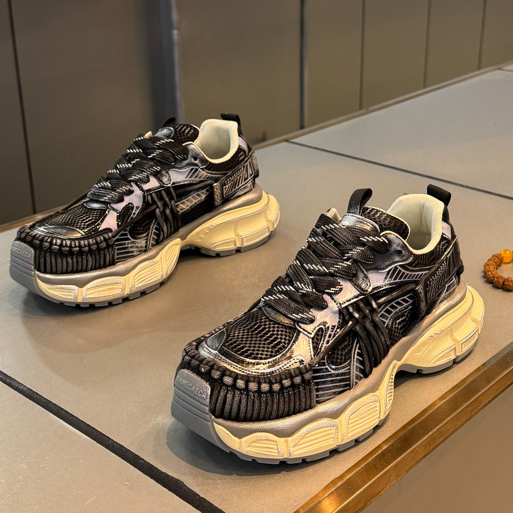 Men's Luxury High Sense Fashion Trendy Spring Retro Men's Sports Shoes