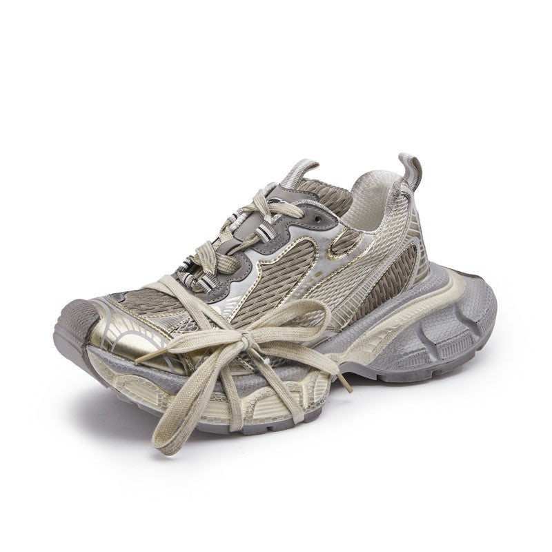 Women's Breathable Dirty Old Thick Bottom Increased Sneakers