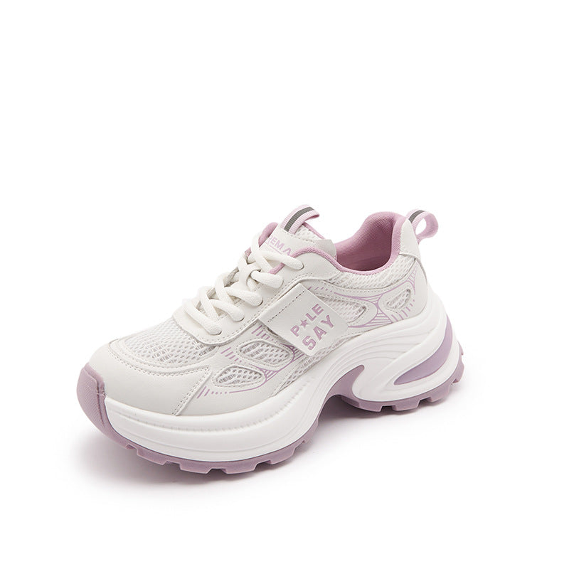 Women's Dad Retro Platform Fashion Breathable Mesh Sneakers