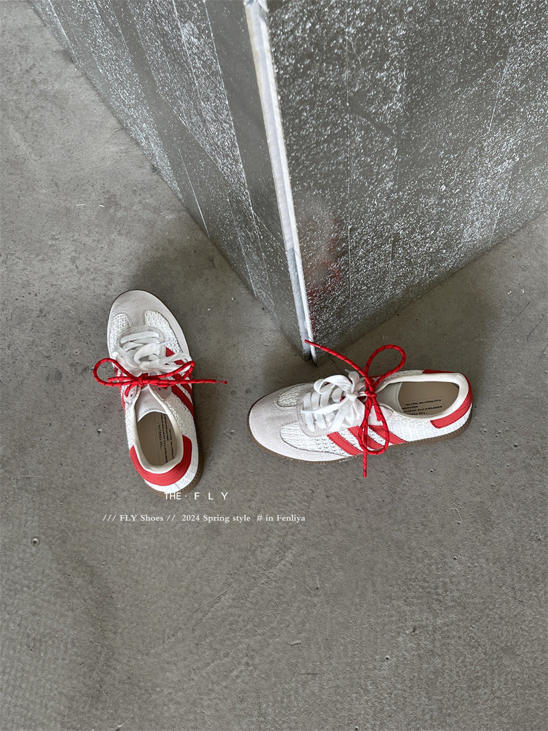 Super Soft Flat American Retro German Casual Shoes
