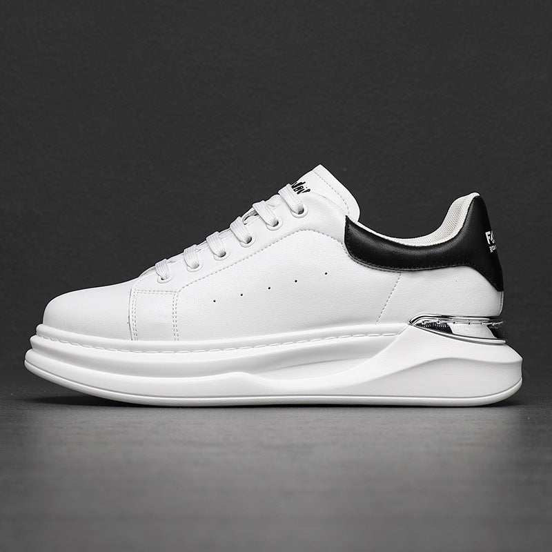 Men's Oversized Spring Platform Fashion White Korean Sneakers