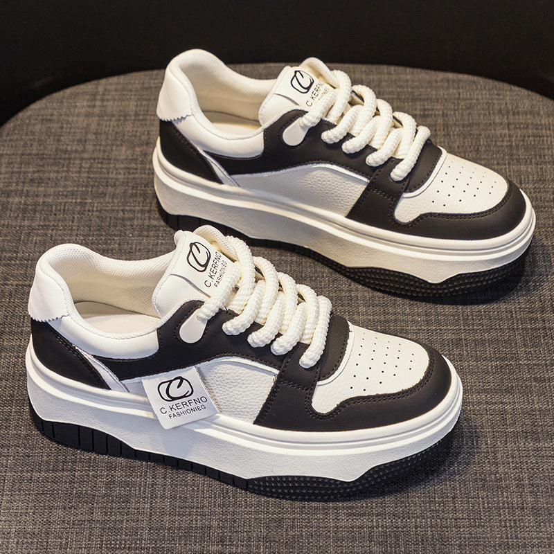 Women's Platform White Spring Fashion Sports Sneakers