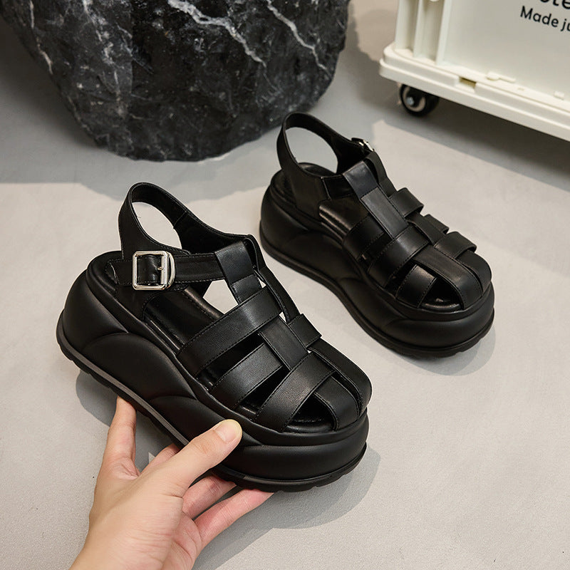 Women's Exquisite Fairy Style Wedge Beach Platform Sneakers