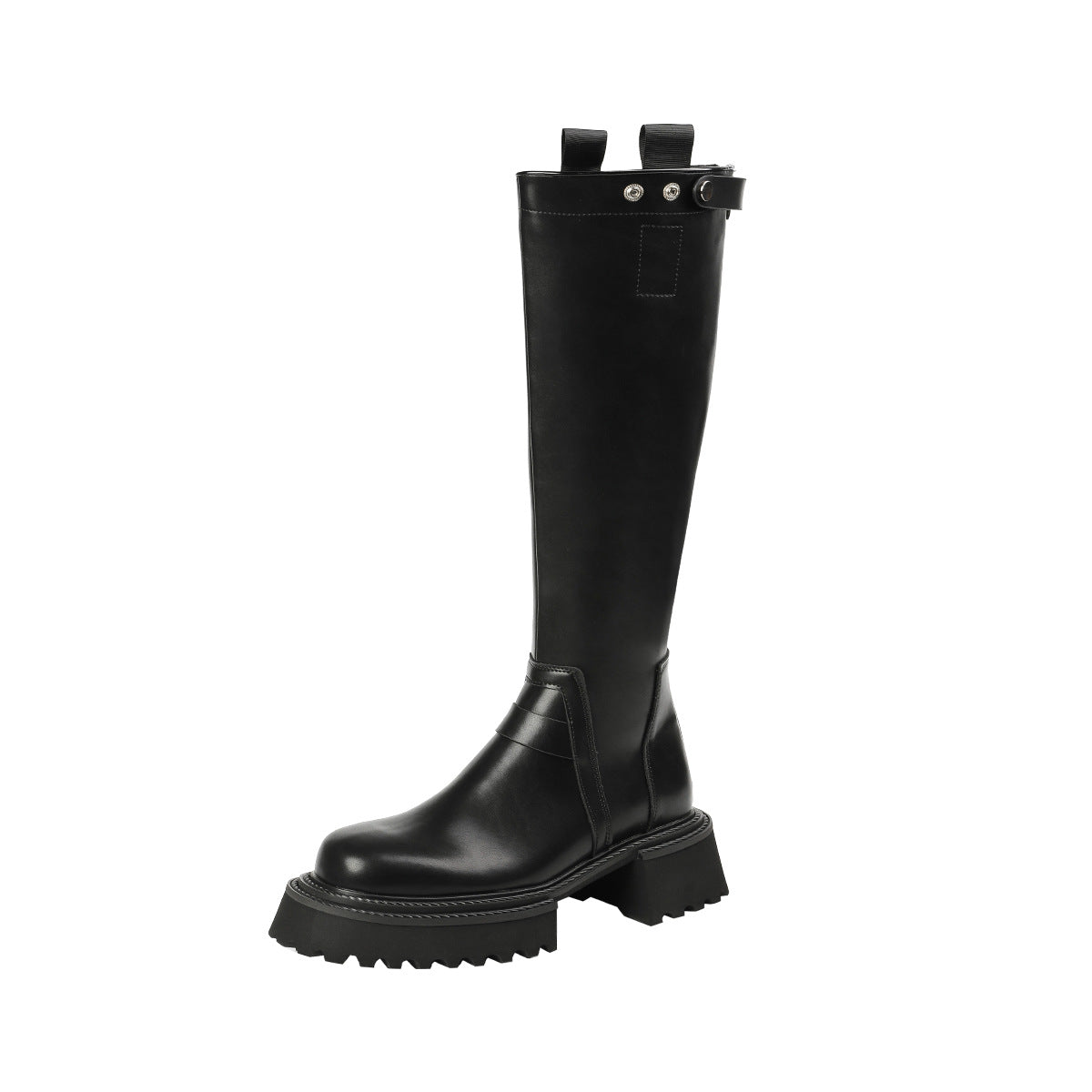 Women's Raise The Bottom Back Zipper Knight Below Boots