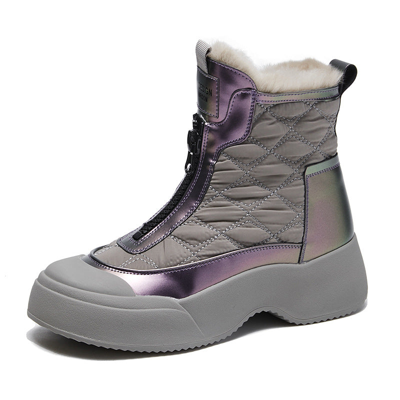 Women's Thick Bottom Leisure Fashion Lightweight Soft Back Boots