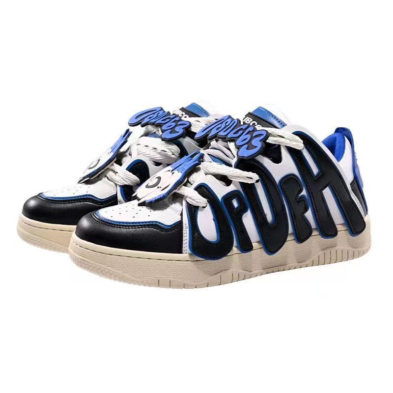 Women's & Men's Dopamine Letter Bread Niche Couple Fashion Sneakers