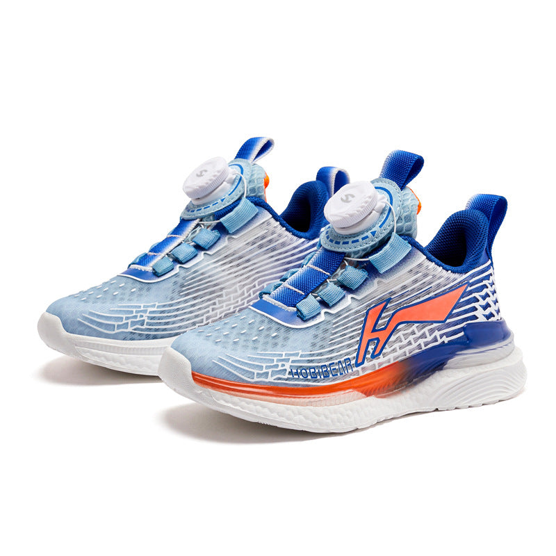 Children's Summer Rotating Buckle Light Boys Single Kid's Sandals