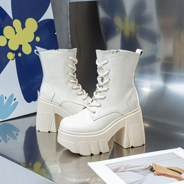 Platform Thick High Riding Elevator Joker Boots