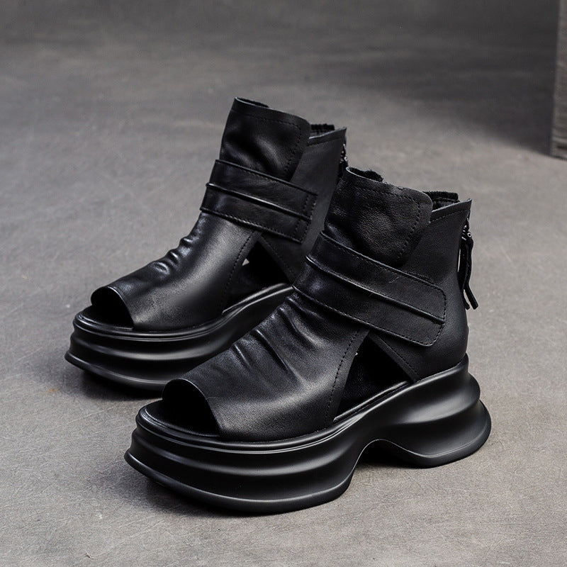 Style Peep Toe Breathable Platform Fashion Sandals