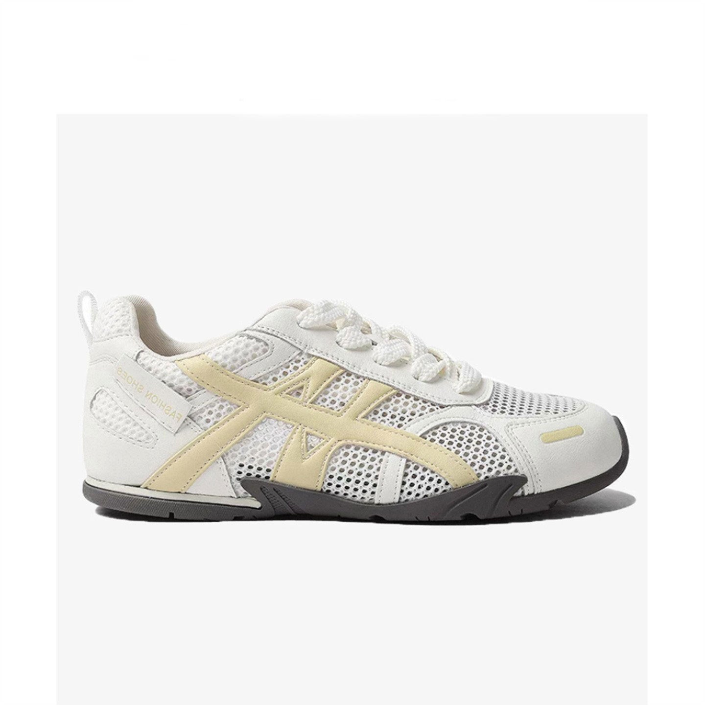 Women's Cowhide Ballet Training White Flat Lightweight Women's Sports Shoes