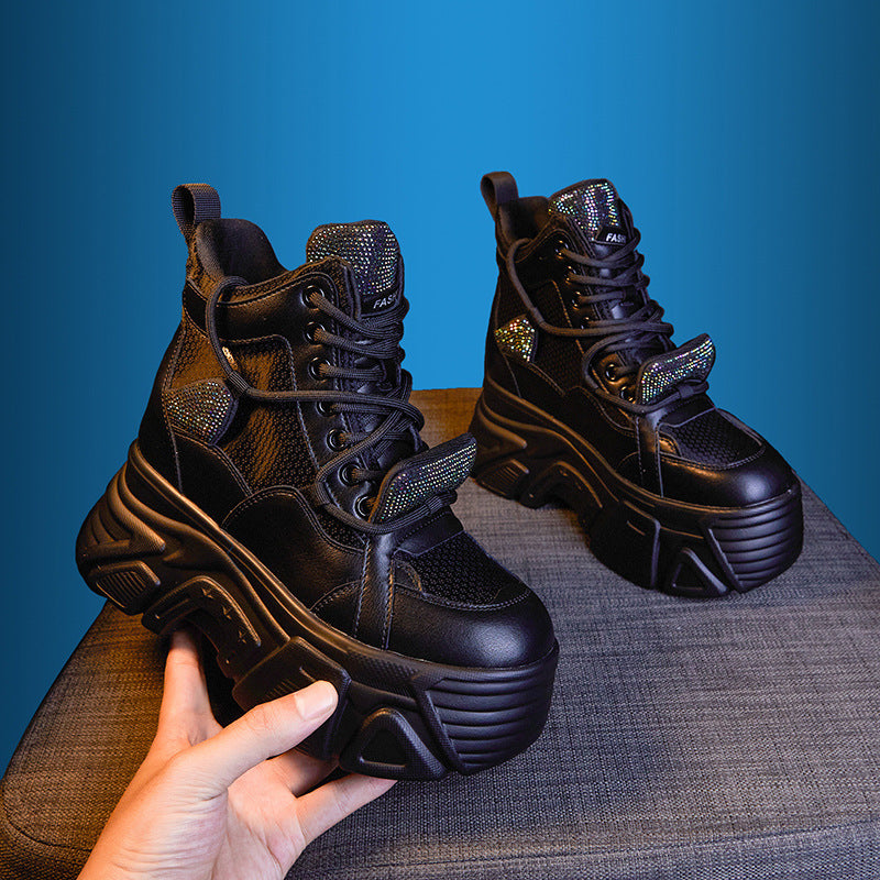 Women's & Men's Platform Dad Warm Height Increasing Insole Men's Shoes