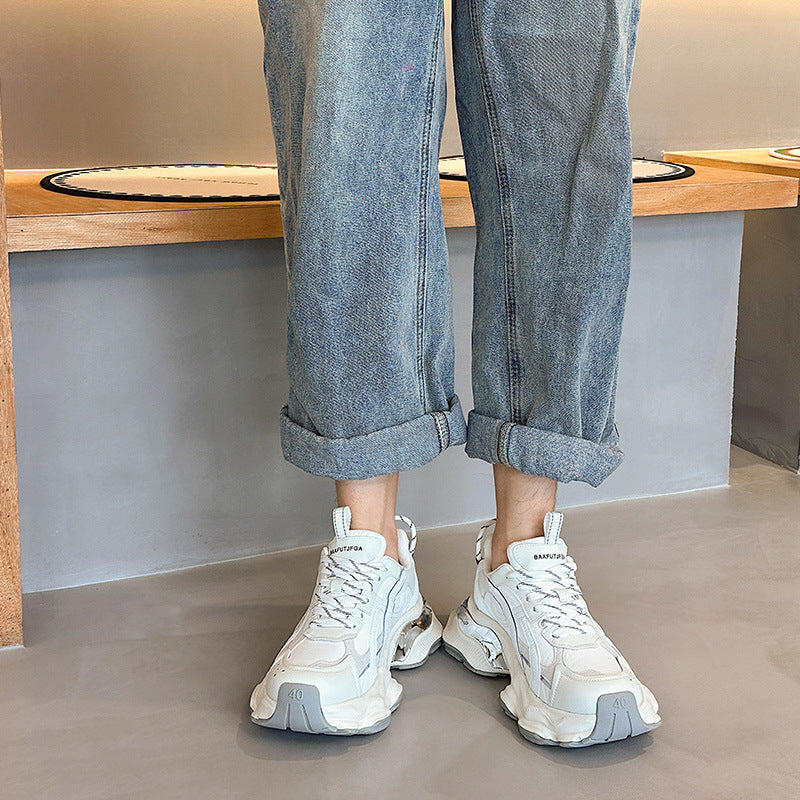 Women's & Men's Paris Dad Summer Thick Bottom Increased Sneakers