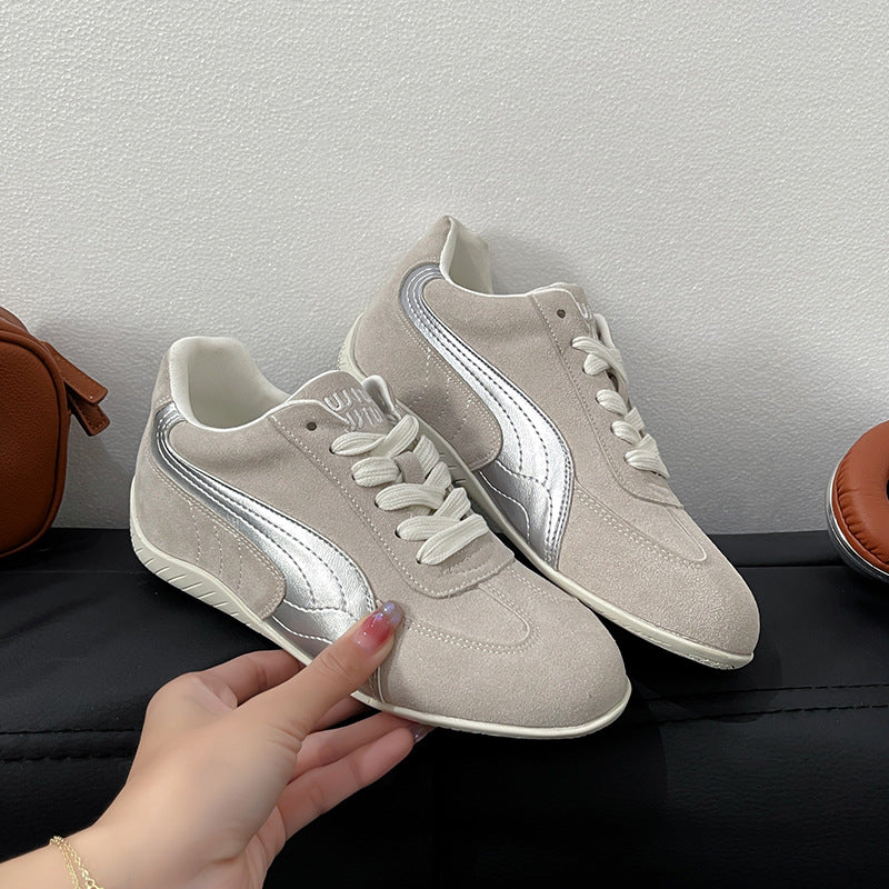 Women's Su Korean Style Retro Lace Up Casual Shoes