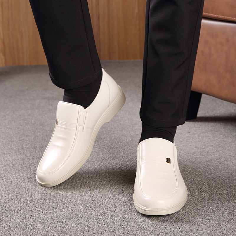 Men's Old Summer Breathable Hollow Business Dad Casual Shoes