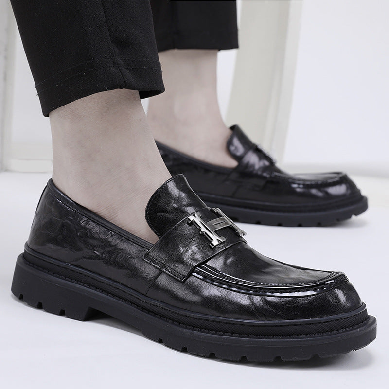 Men's Slip-on Business Formal Wear Korean Style Casual Shoes
