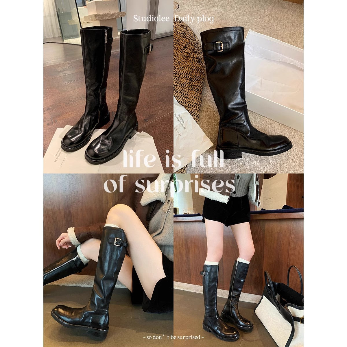 London After Washed Inside Outside Full Boots