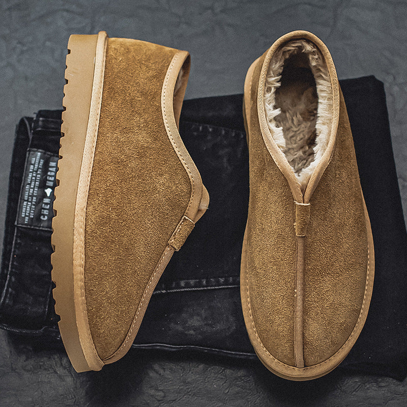 Leisure Retro Sports Thickened Fleece-lined Northeast Snow Boots